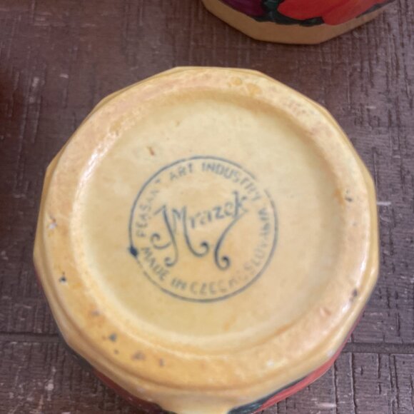 JMrazek Czechoslovakia Vintage Pottery 9 Pieces - Picture 4 of 4